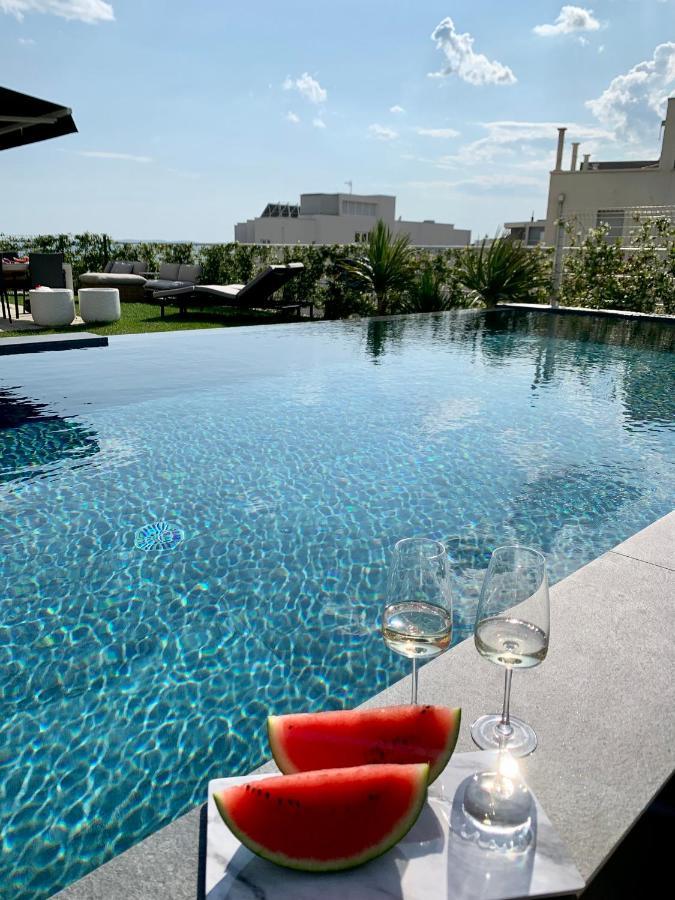 New Luxury Apartment With Private Heated Pool And Amazing Terrace With Seaview Split Exterior foto
