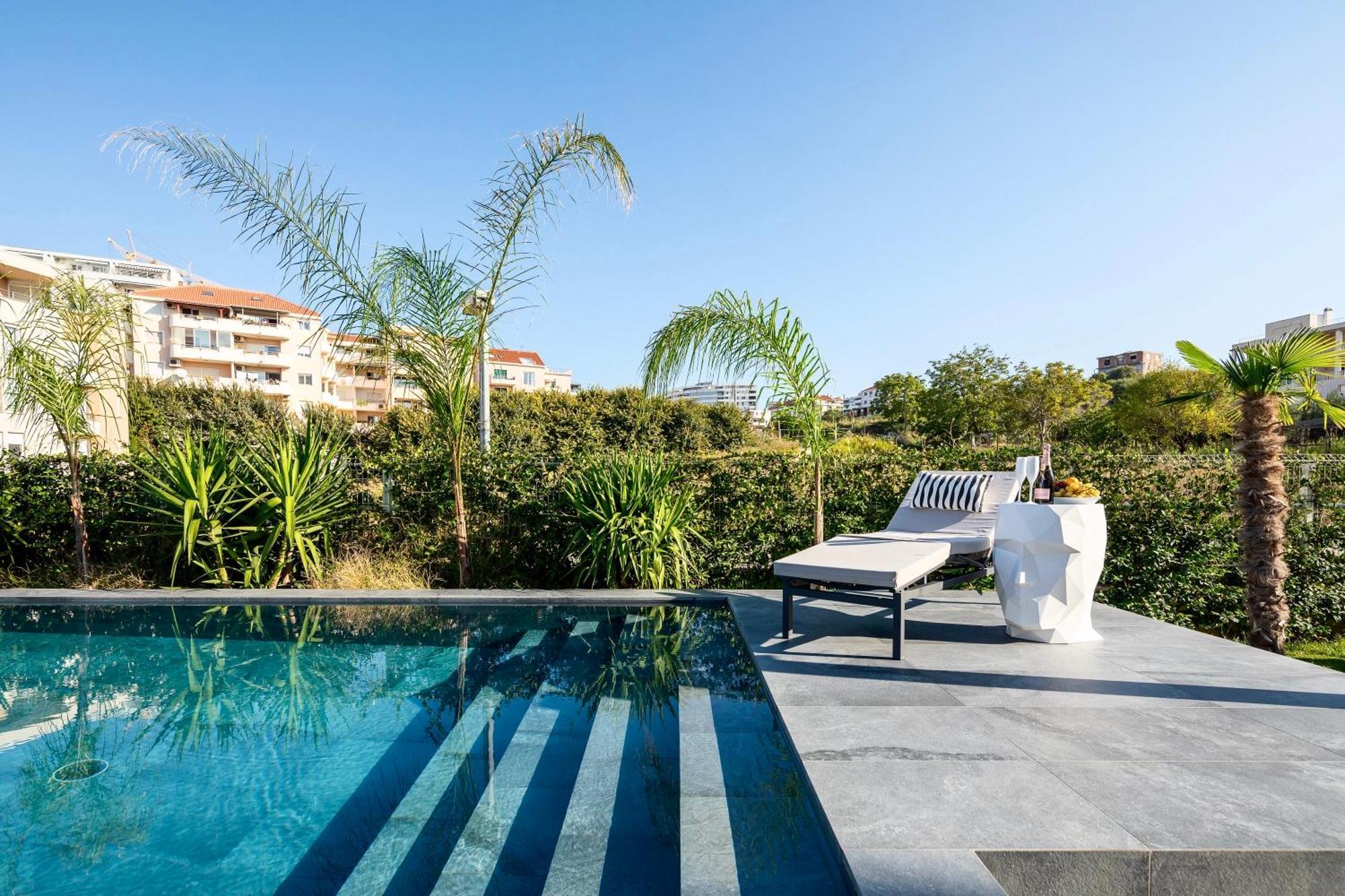 New Luxury Apartment With Private Heated Pool And Amazing Terrace With Seaview Split Exterior foto
