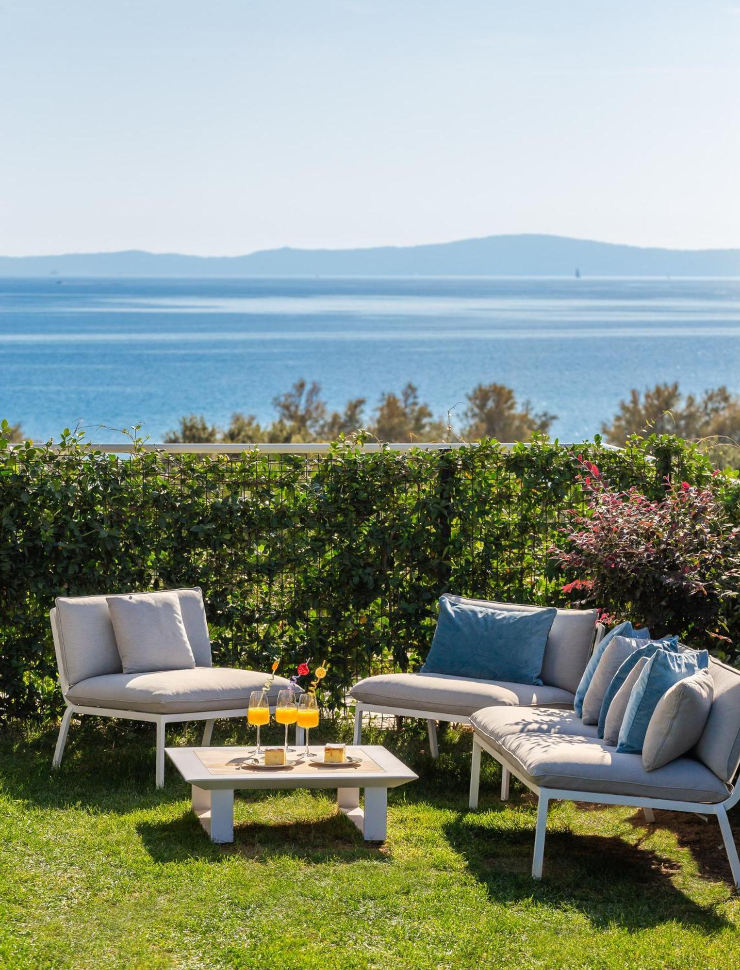 New Luxury Apartment With Private Heated Pool And Amazing Terrace With Seaview Split Exterior foto
