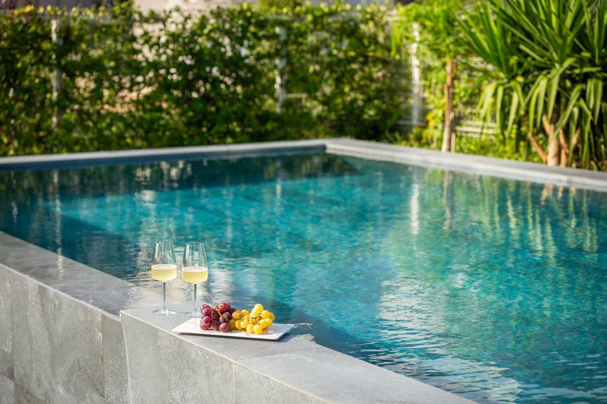 New Luxury Apartment With Private Heated Pool And Amazing Terrace With Seaview Split Exterior foto